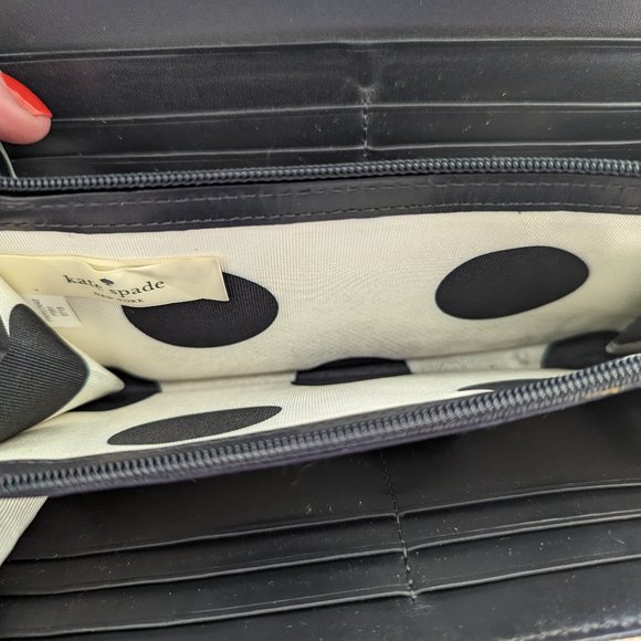 Kate Spade Foldover Wallet in Rose Gold Metallic - Picture 10 of 10